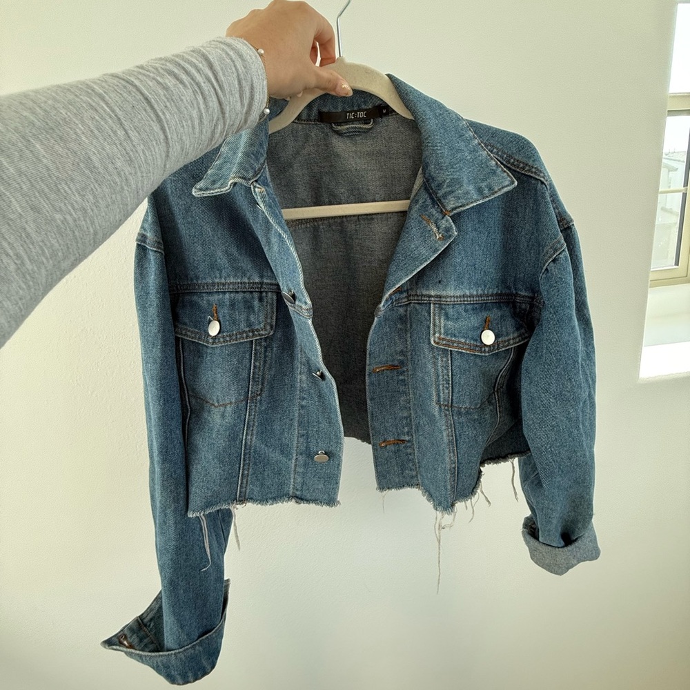 Cropped Denim Jacket